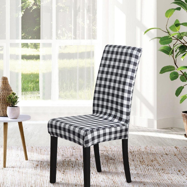 Gray dining chair online slipcovers